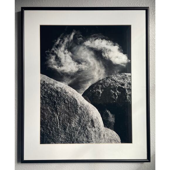 Paul Martini Gelatin Silver Print – Black & White Joshua Tree Landscape